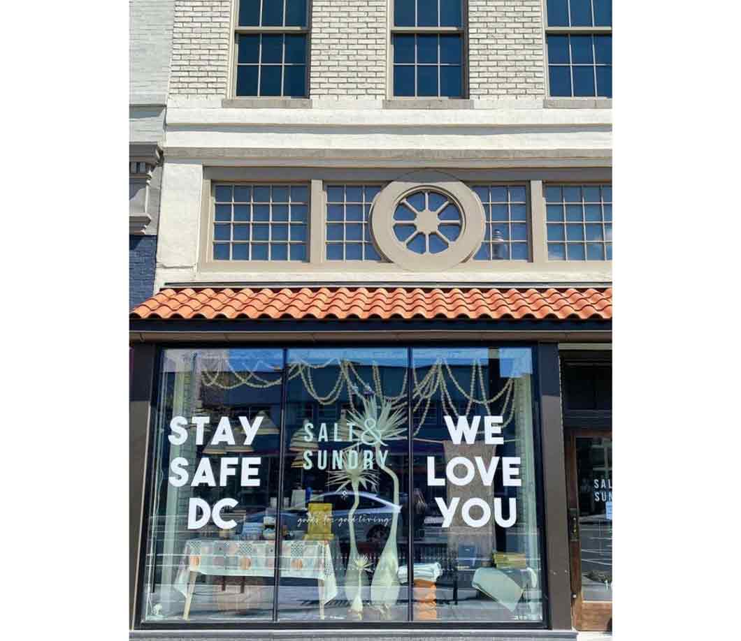 Here's an example of a sharp storefront display in Washington, D.C. that’s featured on point-of-sale company ShopKeep’s blog.
