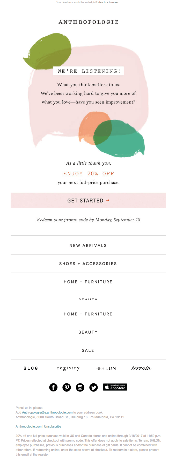 Retention email drip campaign