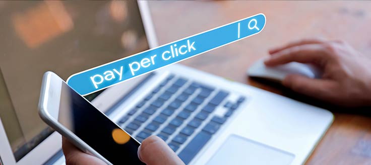 The most common way to be charged in Google Ads is by click, hence the name “pay per click.”