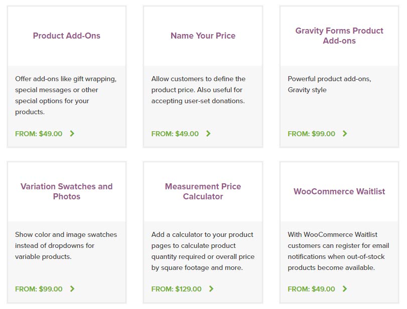 There are more extensions in the WooCommerce library that improve your customer experience and promote your products.