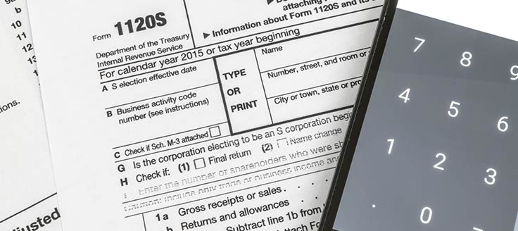 S corporations file Form 1120S, an informational tax return, but the business itself does not pay corporate taxes.