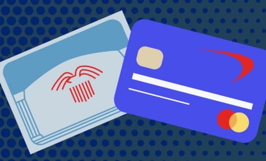 Social Security and credit card illustration