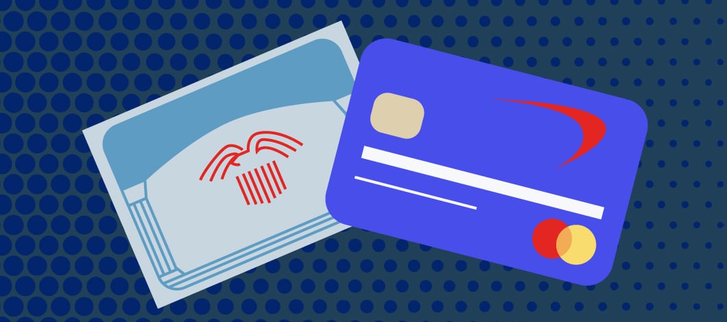 Social Security and credit card illustration