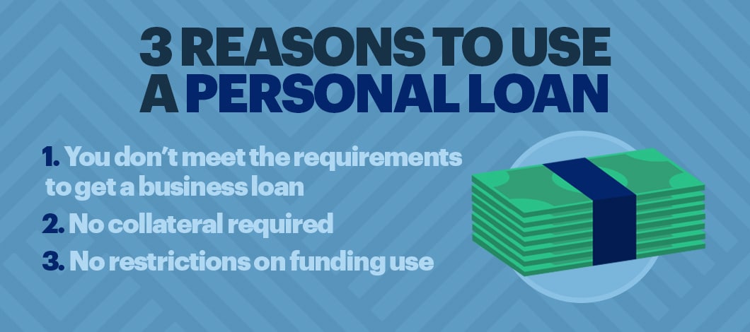 There are several reasons why you should take a personal loan for your business venture.