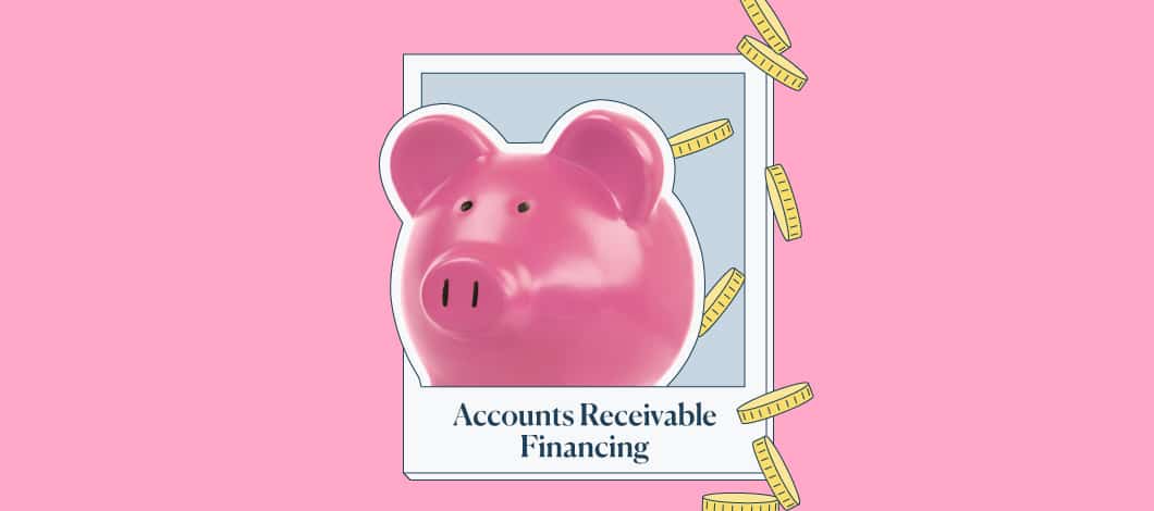Accounts Receivable Financing piggy bank graphic