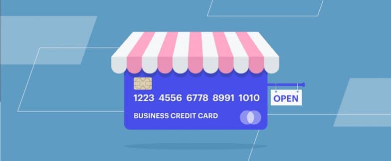 Business credit card as a shop front