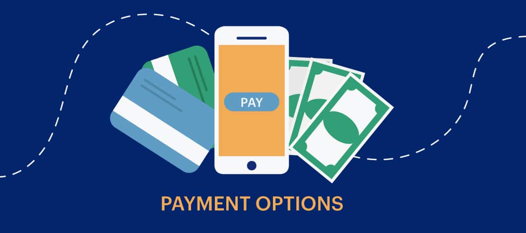 Offer multiple payment options to make purchasing easier for your customers.