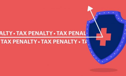 A shield deflects a tax penalty.