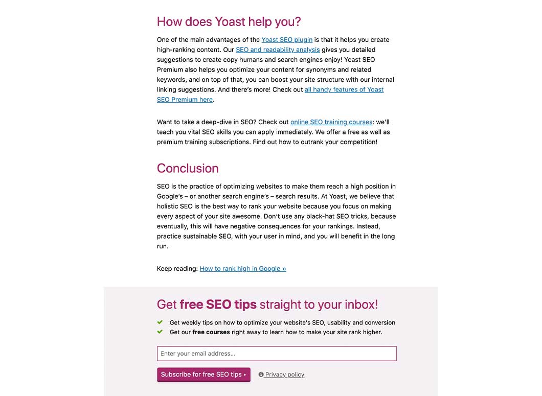 Generate Leads with Content Marketing Like Yoast