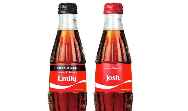 Coca-Cola’s “Share a Coke” campaign leveraged the power of personalization to promote customer engagement.