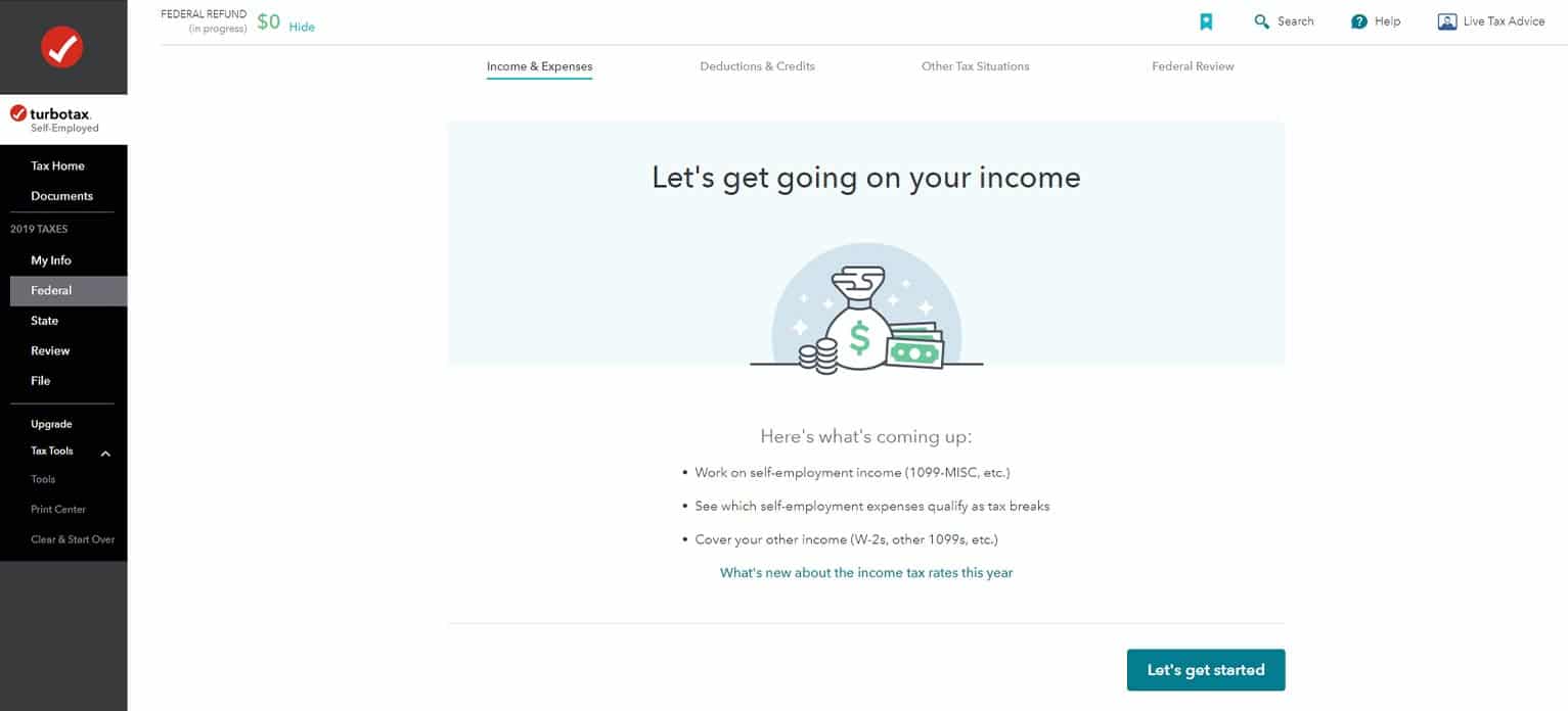 UX best practices in TurboTax.