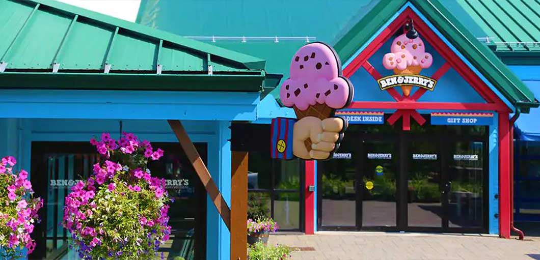 Photo of a Ben & Jerry’s ice cream shop