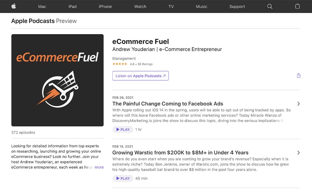 Types of Content Marketing: eCommerceFuel Podcast