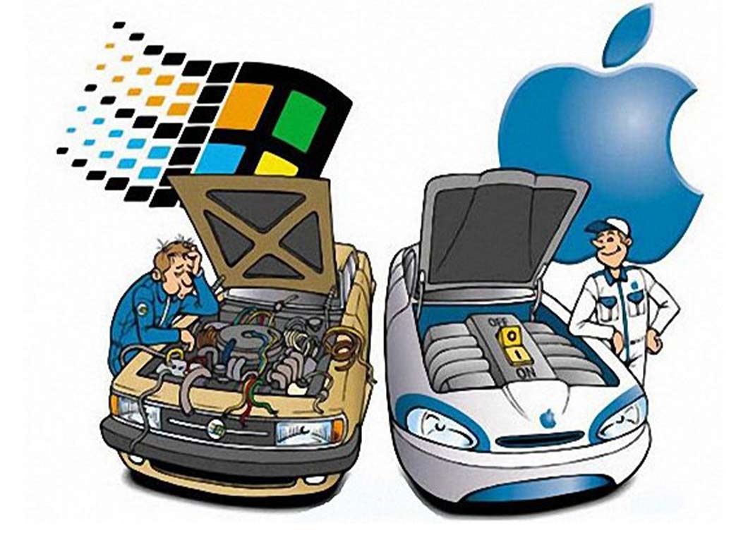 A classic example is the “PC versus Mac” brand war with Microsoft and Apple. Both sold computers at a time when the target audience could easily become confused.