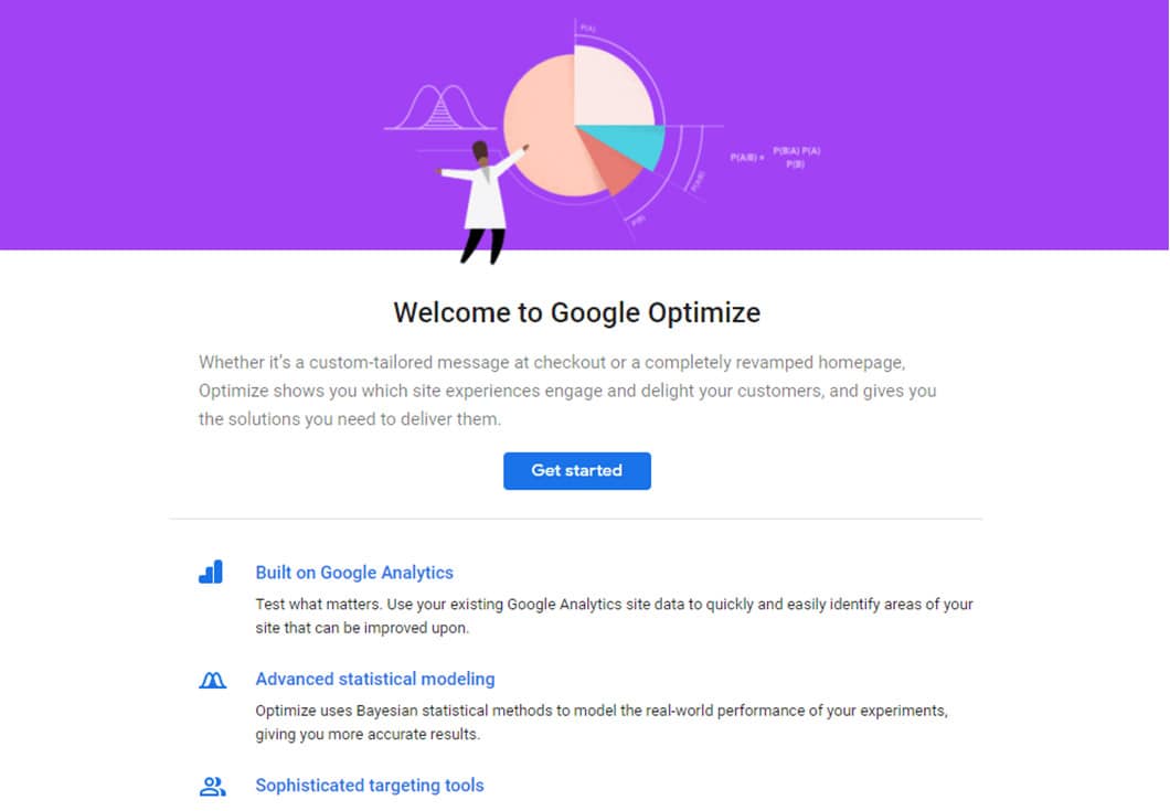 You can use Google Optimize to test pages.