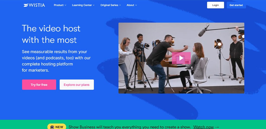 Wistia is a video-hosting platform that analyzes how your audience interacts with your videos and podcasts.