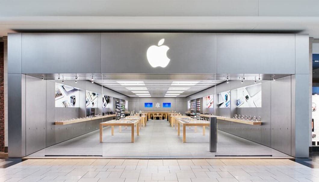 The majority of Apple's sales are completed online, but the technology company still operates physical stores in nearly every city.