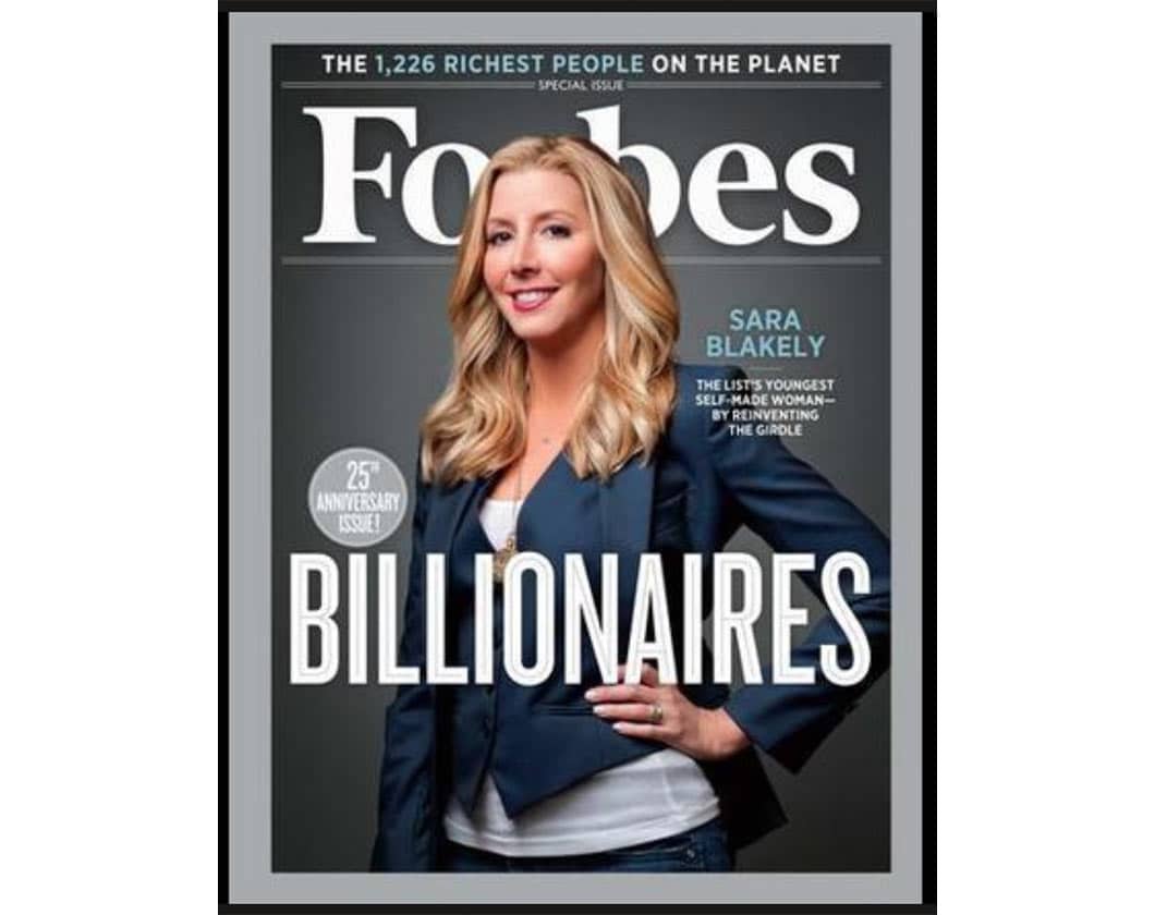 Sara Blakely is the youngest self-made female billionaire in the U.S., according to Forbes.