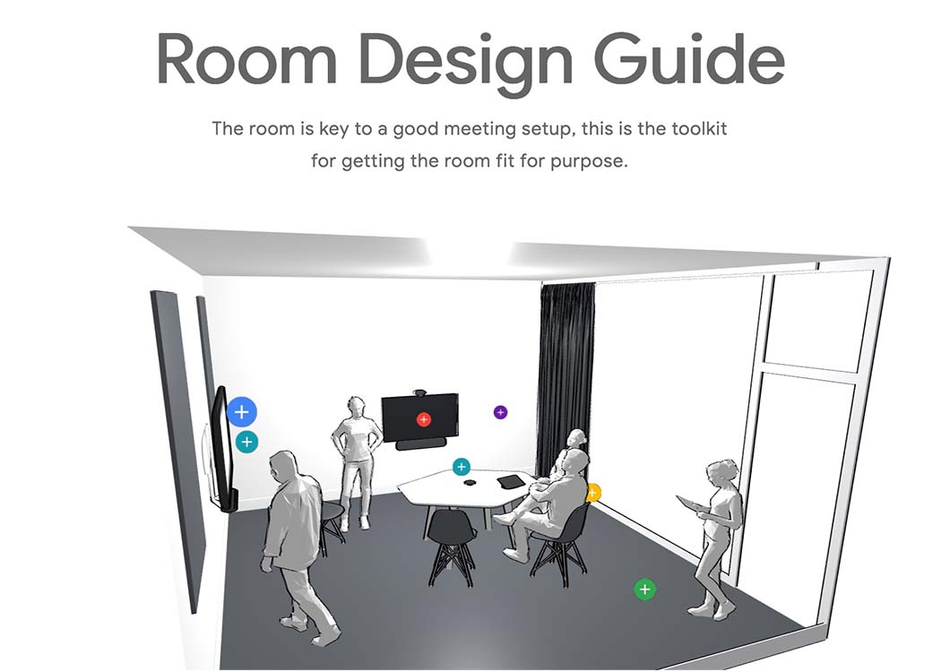 Google launched its own line of physical video conferencing devices for use with the Meet software included with Workspace.